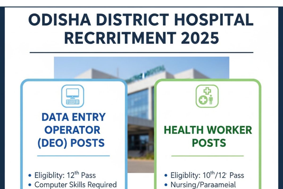 Odisha District Hospital Recruitment 2025