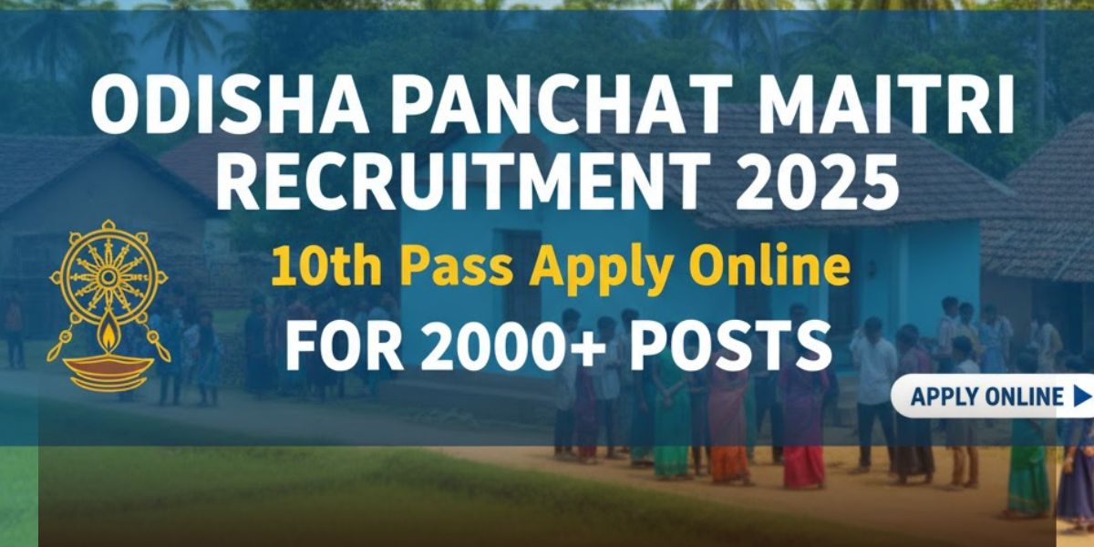 Odisha Panchayat Maitri Recruitment